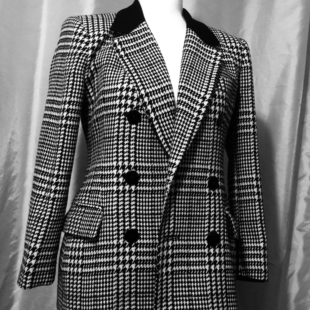 Vintage houndstooth blazer
